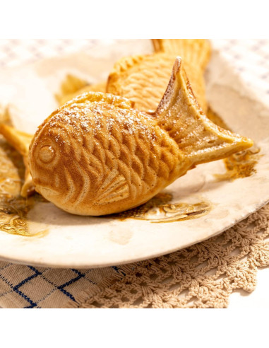 Sartén para Taiyaki KUHA - Antiadherente, 5 moldes de pez