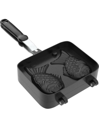 Sartén para Taiyaki KUHA - Antiadherente, 5 moldes de pez