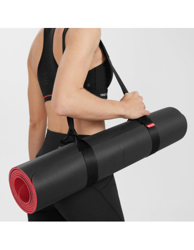 Correa de Yoga Peloton 1.83m Ajustable Nylon Negro