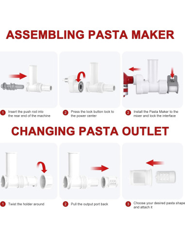 Accesorio de Pasta 6 en 1 KitchenAid - CHUYOUHOME