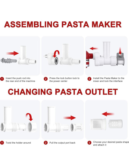 Accesorio de Pasta 6 en 1 KitchenAid - CHUYOUHOME