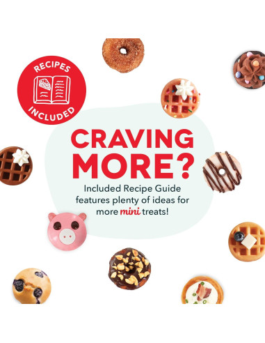 Sistema MultiMaker DASH 3 en 1 Mini Donas y Pasteles Crema