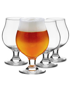 Juego de 4 Vasos de Cerveza Meolibour 480 ml Clásicos