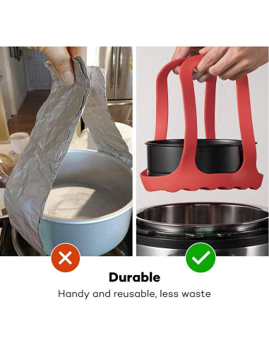 Elevador de Silicona Goldlion para Ollas a Presión 5-8 Qt