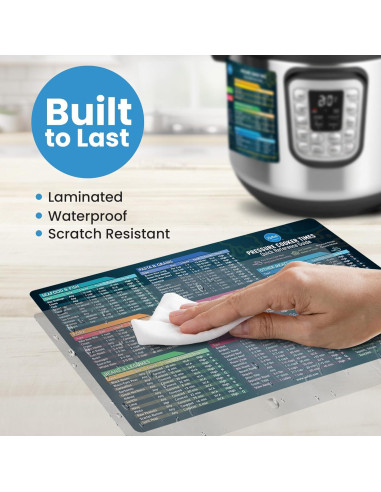 Tabla de Tiempos de Cocción Lotteli Kitchen Imán Negro