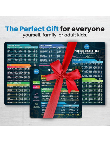 Tabla de Tiempos de Cocción Lotteli Kitchen Imán Negro