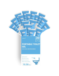 Godora Gel en Polvo para Inodoro Portátil Ecológico 30 Paq
