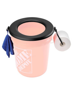 Asiento de Inodoro Portátil PAHTTO para Cubo de 19L