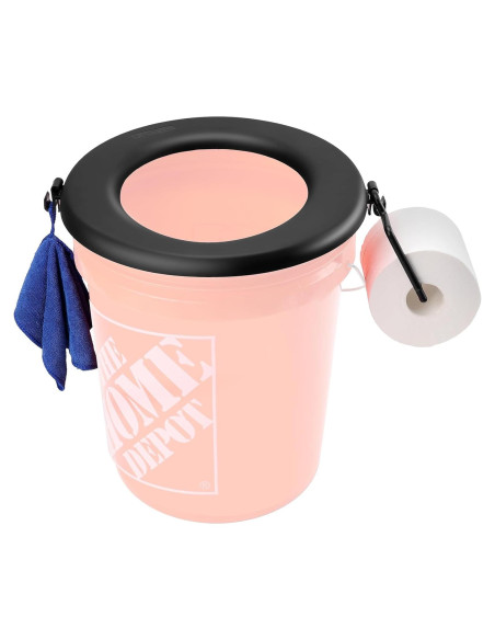 Asiento de Inodoro Portátil PAHTTO para Cubo de 19L