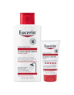 Set Eucerin Crema y Gel de Ducha para Alivio del Eczema 400ml + 150ml