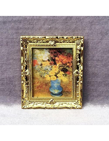 Marco Miniatura de Oro Acxico 3Pcs 7.8x6.5cm Decoración