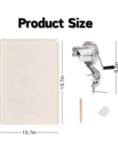 Juego de Pasta Bangminda 4 Piezas Cavatelli Acero Inoxidable 2