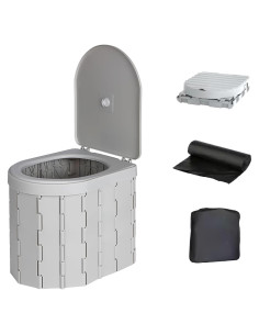 Inodoro Portátil Genérico Plegable XL para Camping 1,74 kg
