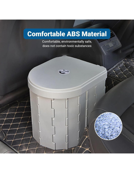 Inodoro Portátil Genérico Plegable XL para Camping 1,74 kg Inodoro Portátil Genérico Plegable XL para Camping 1,74 kg