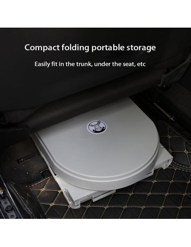 Inodoro Portátil Genérico Plegable XL para Camping 1,74 kg