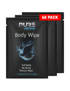 Toallitas Corporales Pure Active 60 Unidades Hipoalergénicas