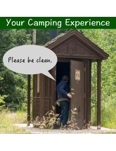 Inodoro portátil Nomadnia XL para camping y viajes 136 kg 2