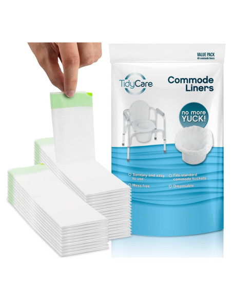 Forros Desechables TidyCare para Comode 48 Piezas