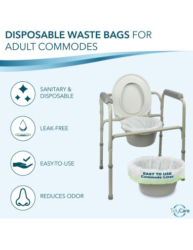 Forros Desechables TidyCare para Comode 48 Piezas