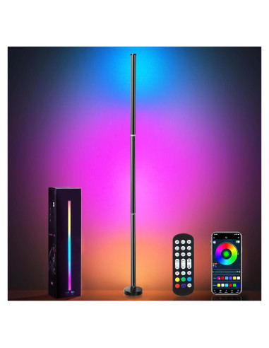 Lámpara de Pie RGB LED Inteligente Bida KBB-10 Control Remoto