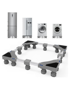 Soporte para Lavadora y Secadora Kiss Core Ajustable 73,66 cm