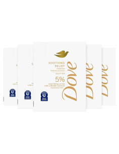 Dove Barra de Belleza Sin Fragancia 5 Barras 212.6 g Alivio Eczema