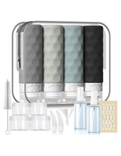 Set de 16 Botellas de Viaje Silevoler Aprobadas por TSA