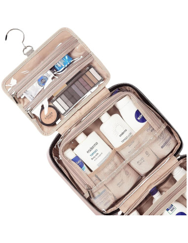 Bolsa de Aseo NISHEL para Mujeres, Organizador Colgante Rosa