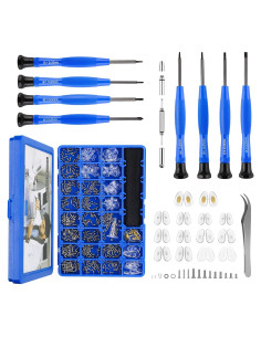 Kit de Reparación de Gafas HQVOIC con Destornilladores y Tornillos