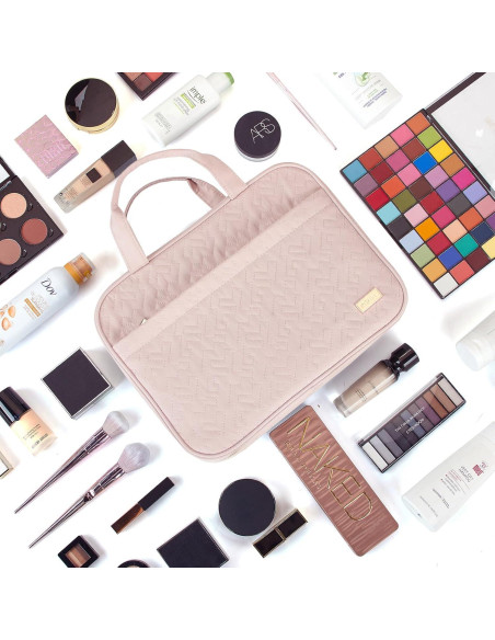 Bolsa de Aseo NISHEL para Mujeres, Organizador Colgante Rosa