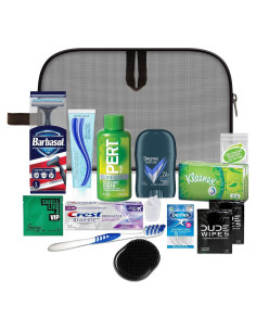 Kit de Viaje Premium para Hombres - 15 Piezas Conveniencia