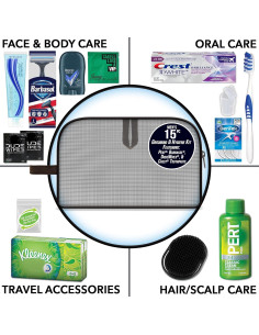 Kit de Viaje Premium para Hombres - 15 Piezas Conveniencia 2