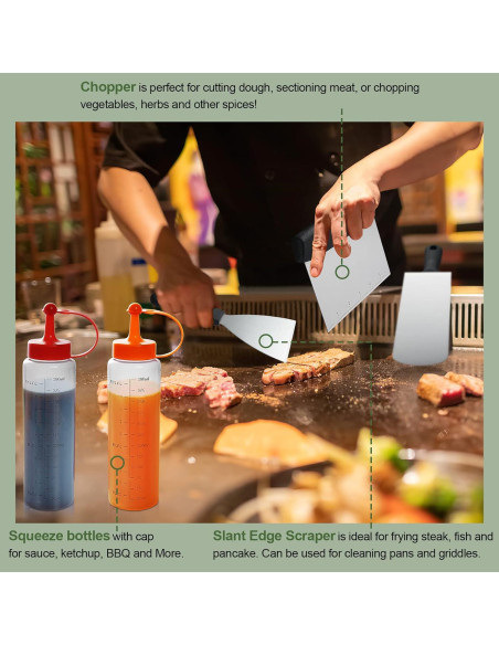 Kit de Accesorios para Parrilla EWFEN 35 Piezas Acero Inoxidable Kit de Accesorios para Parrilla EWFEN 35 Piezas Acero Inoxidable