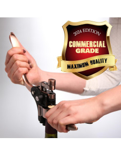 Juego de Sacacorchos Luxiluxy 2024 Acero Inoxidable Oro 2