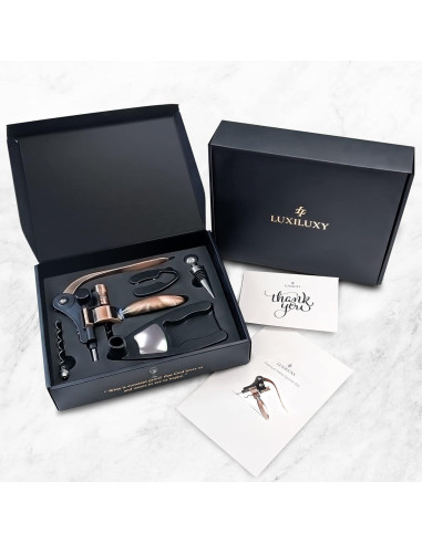 Juego de Sacacorchos Luxiluxy 2024 Acero Inoxidable Oro