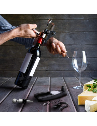 Juego de Sacacorchos Luxiluxy 2024 Acero Inoxidable Oro