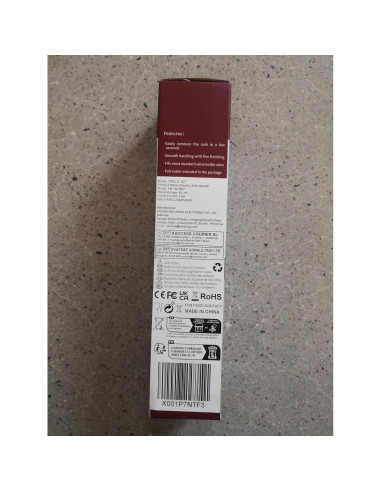 CIRCLE JOY Abridor de Vino Eléctrico Acero Inoxidable 328g