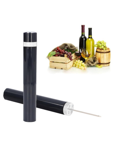 Abridor de Vino Zerodis Aguja Portátil Plata 51g