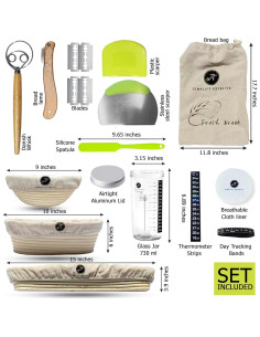 Cesta de Prueba para Pan SIMPLIFY ASTHETIC 22 piezas 2