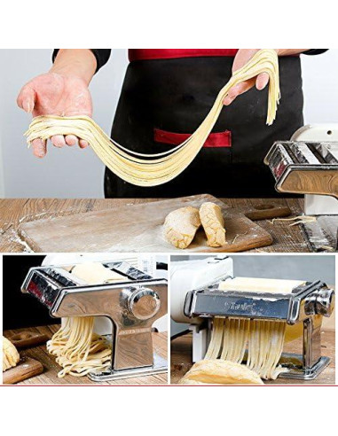 Máquina de Pasta Eléctrica Shule con Motor y Accesorios