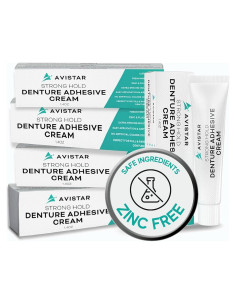 Crema Adhesiva para Dentaduras Avistar 5 Paquetes 41ml