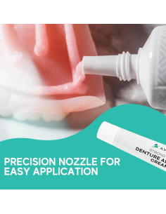 Crema Adhesiva para Dentaduras Avistar 5 Paquetes 41ml 2