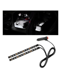 Tira de Luz LED KVAEY para Coche 12V RGB Interior 1.46m