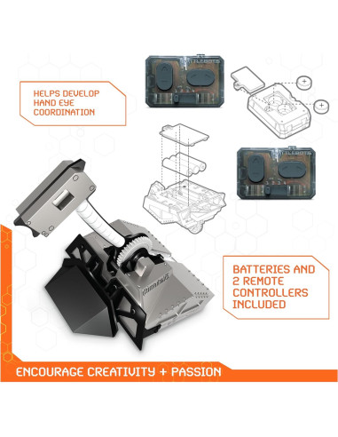 BattleBots Arena MAX Spin Master 30 Piezas Juguete RC