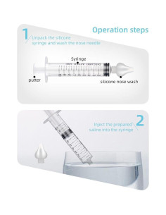 Aspirador Nasal de Silicona Wentwos 10ml para Bebés - 2PCS 2