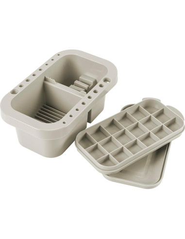 Limpiador de Pinceles MyLifeUNIT con Paleta y Lavabo Gris