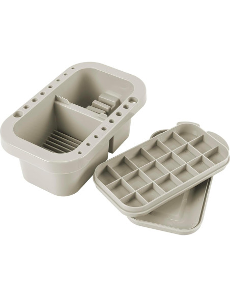 Limpiador de Pinceles MyLifeUNIT con Paleta y Lavabo Gris