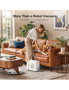 Aspiradora Robot Teendow D20SMAX+ 6000Pa con Mopa y Auto-Desvaciamiento 2