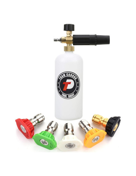 Cañón de Espuma Tool Daily 1 Litro con 5 Boquillas