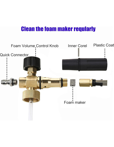 Cañón de Espuma Tool Daily 1 Litro con 5 Boquillas